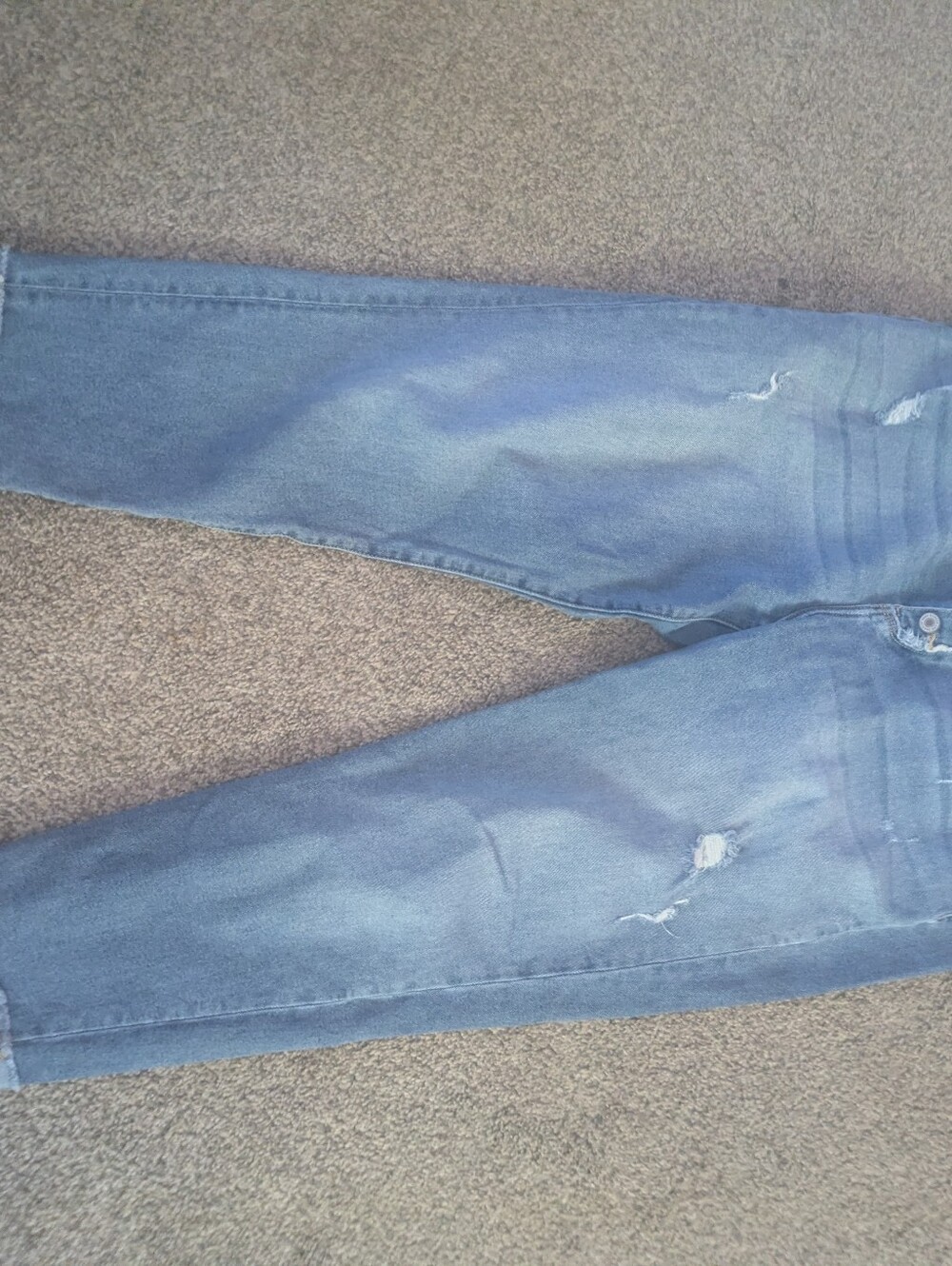 Classic Women's Distressed Blue Jeans